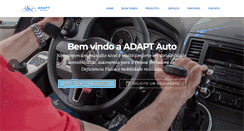 Desktop Screenshot of adaptauto.com.br