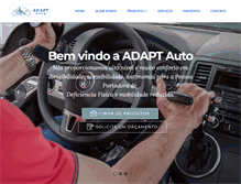 Tablet Screenshot of adaptauto.com.br